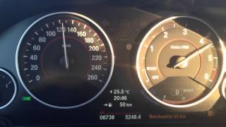 BMW F32 435d xDrive 0100 Kmh kickdown [upl. by Finkelstein407]