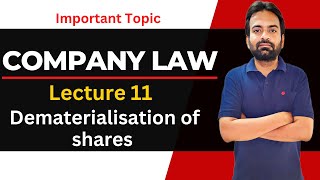 Company Law Lecture11  Type of Prospectus and dematerialisation of shares [upl. by Najib933]