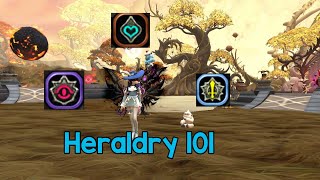 Vibrant Heraldry  Goddess Heraldry  Frontal Breakthrough Heraldry  Miracle Dragon Nest howto [upl. by Blancha]