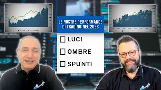 Le nostre performance di Trading nel 2023 Luci e ombre  Spunti per il 2024 [upl. by Lamrert825]