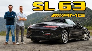 2024 Mercedes AMG SL63 Quick Review [upl. by Anirdnajela]