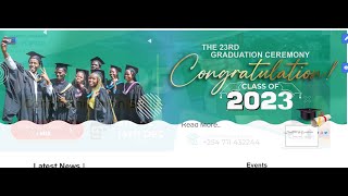 MASENO UNIVERSTY 23RD GRADUATION CEREMONY [upl. by Ronoel]