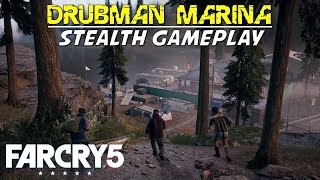 Liberate Drubman Marina Undetected Stealth Gameplay Henbane River Cult Outpost  Far Cry 5 [upl. by Anerat]