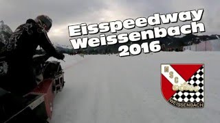 Eisspeedway Weissenbach 2016 Seitenwagen Schachtner Sattelberger [upl. by Carny]