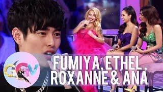 Ethel Roxanne and Ana talk about the food they would serve to Fumiya  GGV [upl. by Reid]