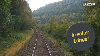 Führerstandsmitfahrt von Pforzheim nach Hirsau mit bwegt [upl. by Nolyk]