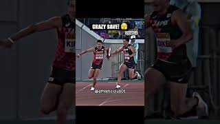 CRAZY SAVE😱💀fastest save relay sprinter sprinting running 100k 100 million hardwork 10km [upl. by Becht]