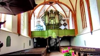 Spätgothische Kirche Hinte Aurich Ostfriesland Ahrend und Brunzema Orgel [upl. by Leirbag656]