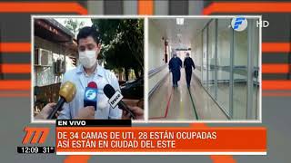 Preocupa alta ocupación de camas de UTI en Alto Paraná [upl. by Enuahs]