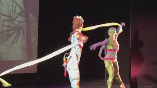 Dance performance at iconic theater celebrates Hispanic heritage [upl. by Nyluqcaj]