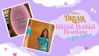 Disney Dream Cruise  Bibbidi Bobbidi Boutique Experience  Princess Makeover [upl. by Rozanna]