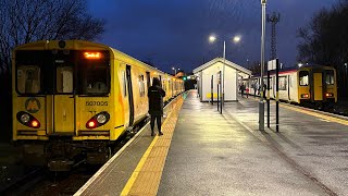 Trains At Bidston 301221 [upl. by Nnanerak]