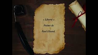 « Liberté » de Paul Eluard poème [upl. by Chin356]