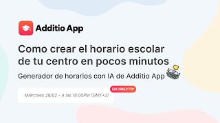 Como crear el horario escolar de tu centro en pocos minutos [upl. by Lilla]