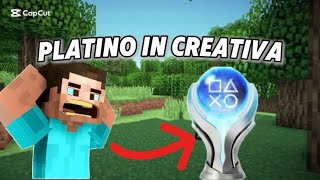 TUTORIAL COME PLATINARE MINECRAFT IN CREATIVA nuovo metodo per la nuova versione ps5 next gen [upl. by Foulk247]