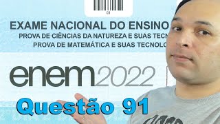 Enem 2022  Questão 91  prova azul [upl. by Arze]