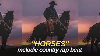 Morgan Wallen x Adam Calhoun type beat  Melodic Country Rap Type beat 127 bpm quotHORSESquot [upl. by Douty]