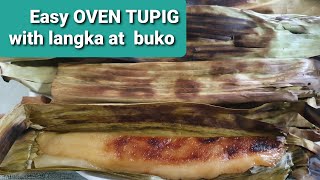 Easy OVEN TUPIG with langka at buko [upl. by Aneekahs287]