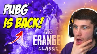 PUBG IS BACK Classic Erangel is HERE Full Gameplay [upl. by Aramanta]