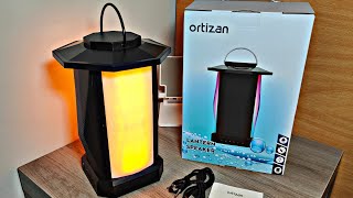 Ortizan X12 Pro Wireless Bluetooth Outdoor Lantern Speaker Review [upl. by Llecrep]