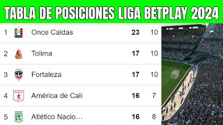 ✅ TABLA de POSICIONES LIGA BETPLAY 2024  Liga Betplay Clausura Fecha 10 [upl. by Olson]