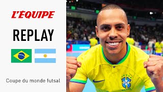 Coupe du monde Futsal 2024  Le replay intégral de BrésilArgentine [upl. by Larson]