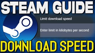 How To Limit Download Speed on Steam 2024 [upl. by Oberon]