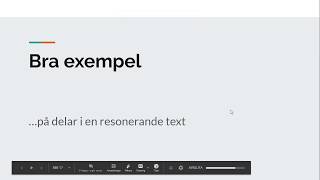 Exempel på stycken i resonerande text för och nackdelar [upl. by Otero]