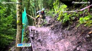 UCI MTB World Championships DHI 2011 Champery Switzerland Sam Hill RUN [upl. by Quartas]