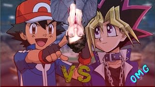 ÉPICAS BATALLAS DE RAP DEL FRIKISMO  ASH VS YUGI  REACCIÓN [upl. by Orly]