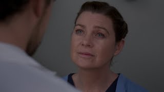 Meredith Tells DeLuca She Loves Him  Greys Anatomy [upl. by Gudrun]