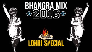 NonStop BHANGRA Mix 2016  Lohri Special  DJ Harj  Syco TM [upl. by Odraccir]