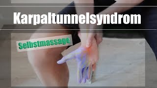 Karpaltunnelsyndrom Übungen und Selbstmassage  Physiotherapeut Marvin Seidel [upl. by Bravin]