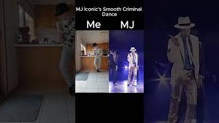 Recreating MJs Iconic Smooth Criminal Dance mj smoothcriminal trend short [upl. by Eemla230]