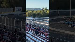 Jennerstown Speedway Owen Houpt Wrecks Barry Awtey [upl. by Oruhtra260]