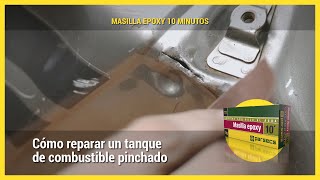 ¿Cómo reparar un tanque de combustible pinchado [upl. by Osrit624]