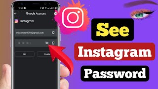 How To Find Instagram Password And Username  How to see your instagram password if you forgot it [upl. by Anivad720]