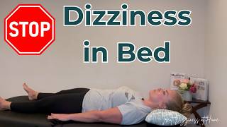 Stop Feeling Dizzy in Bed with this 9Step Exercise Sequence [upl. by Barnie]