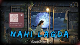 NahiLagdaslowedsong  slowedreverb lofi  lofi music [upl. by Aelber]