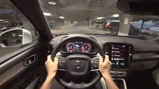 2019 Volvo XC40 T5 AWD Momentum  POV Sunrise Drive Binaural Audio [upl. by Ettenal]