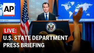 LIVE US State Department press briefing [upl. by Anyad45]