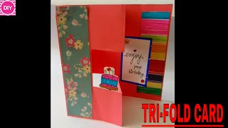 DIY TriFold Shutter Card [upl. by Hazrit985]