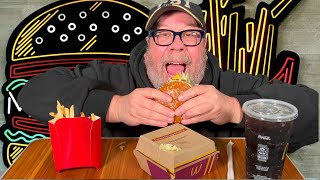 McDonalds®  DOUBLE Big Mac 🍔 OFFICIALLY Back for 2024  Taste Test amp Review  JKMCraveTV [upl. by Nevyar]