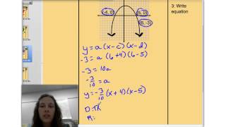 Writing Equations in Factored Form [upl. by Reviere926]