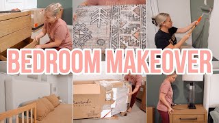 COMPLETE BEDROOM MAKEOVER  BEFORE amp AFTER BEDROOM MAKEOVER  CLEANING MOTIVATION  BECKY MOSS [upl. by Lochner722]