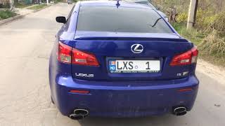 Lexus ISF exhaust sound [upl. by Alicirp]