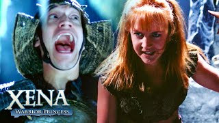 Gabrielle and Joxer Face The Great Monster  Xena Warrior Princess [upl. by Krista213]