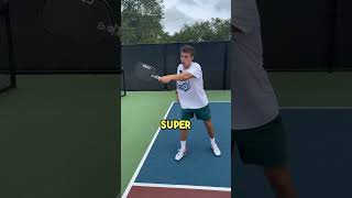 The Pickleball Shot Where You NEED a 2 Handed Backhand 👋👋 pickleballtips pickleball shorts [upl. by Eednas]