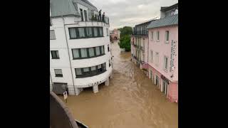 Hochwasser in Bad Neuenahr Ahrweiler Telegrafenstraße 15072021 um 0600 Uhr Morgen [upl. by Paulie]