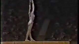 Nadia Comaneci  1980 Olympics EF  Balance Beam [upl. by Lesser735]